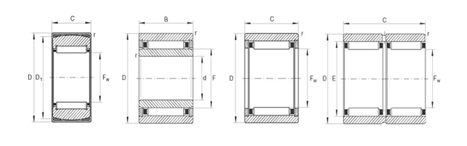 CHIK RNA4914 Needle bearing