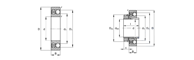 CHIK 2216K Self-aligning ball bearing